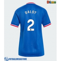 Fotballdrakt Dame Manchester United Diogo Dalot #2 Bortedrakt 2026-27 Kortermet
